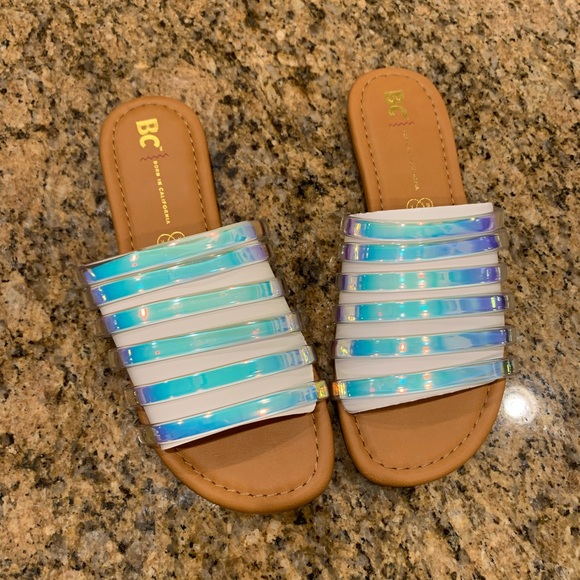 New in box - American Eagle - For You II Iridescent Sandals - Size 7.5 - Picture 2 of 7